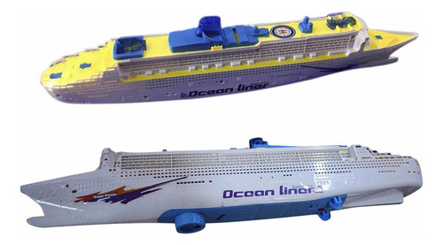 Sw Kids Colorful Ocean Liner Ship Boat T, Luz Led Intermiten