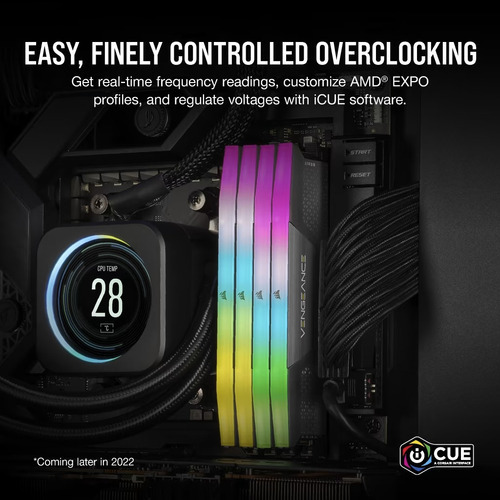 Corsair Vengeance Rgb 64gb 2x32gb 6000mhz Cl30 Ddr5 Amd Expo