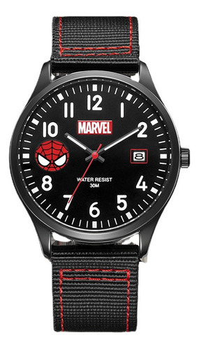 Reloj Marvel Spiderman Iron Man Para Hombre Para Niños A
