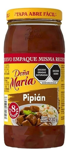 Pipián  Mole Doña María  230g (4 Frascos)