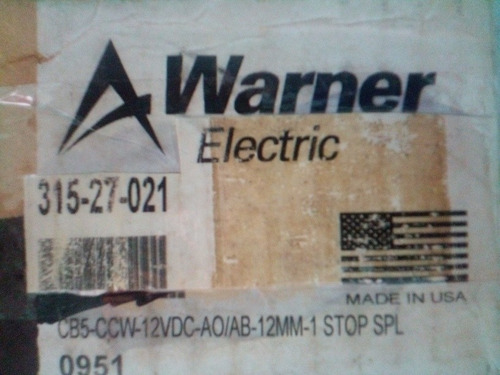 Embrague O Clutch Warner Electric 