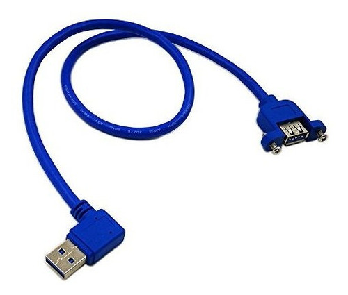 Zdycgttime 20pLG Monte En Paneles Usb 3.0 Una Hembra A 90 Gr