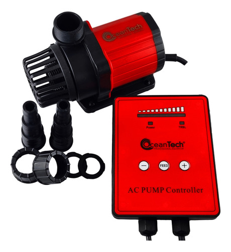 Filtro Uv Lago 9w + Bombasss Submersa Ac 3000l Oceantech 127v