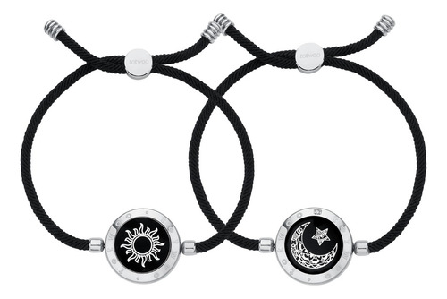 Pulseras Táctiles Totwoo Sun&moon De Larga Distancia Milan R Color Sliver&sliver