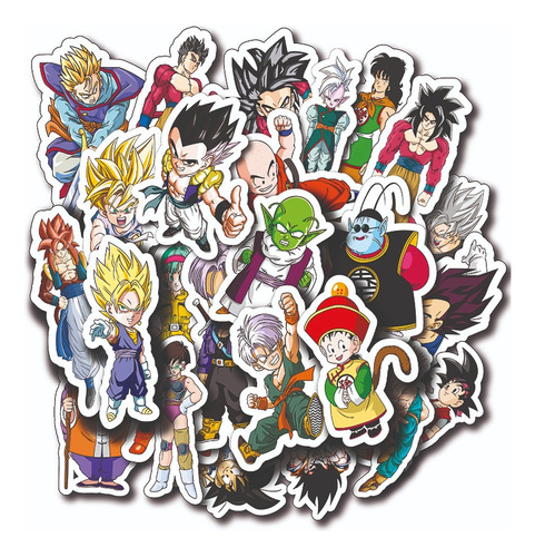 Pegatinas Stickers Calcomanía Para Auto Moto Laptop Goku