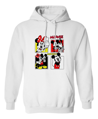 Sudadera Con Gorro Minnie Y Mickey Mouse Cuadro De Amor