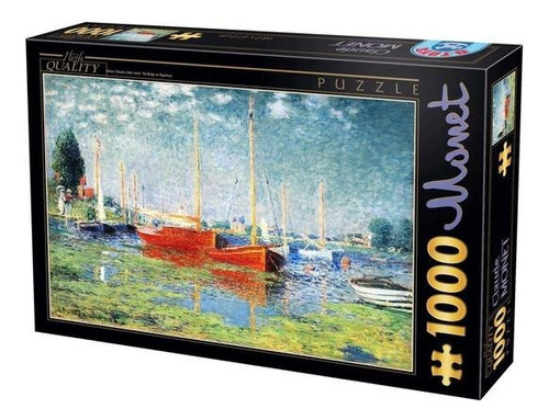 Rompecabezas D Toys 1000 Monet Los Botes 67548