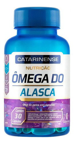 Omega 3 Concentrado Do Alasca Catarinense Pharma  1000mg