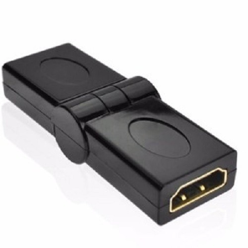 Adaptador Hdmi H-h De Hembra A Hembra Ajustable 90° A 180°