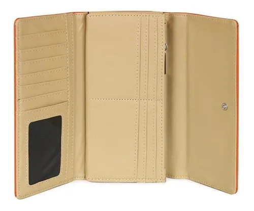 Billetera Mujer Flap-bessie Orange Kenneth Cole