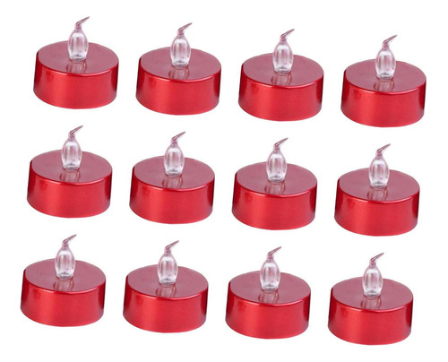 Velas De Té Eléctricas Con Pilas Para Rojo Blanco Cálido