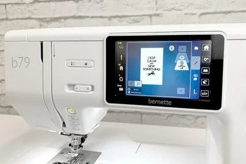 Máquina De Coser Y Bordar Bernette B79 Con Pantalla Táctil A