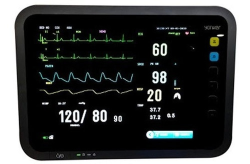 Monitor De Paciente 12.1 Pulgada Táctil Español 6 Parametros