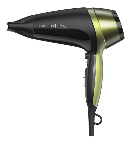 Secador De Cabello Pelo 2100w Shine Therapy D13a Remington Negro/dorado