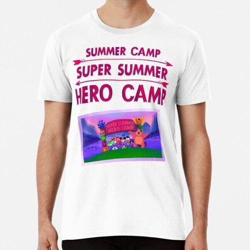Remera Super Summer Hero Camp Algodon Premium