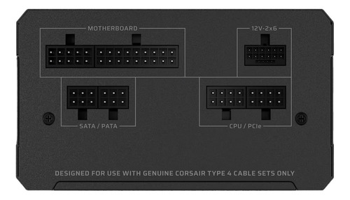 Fuente Corsair Rm650e 650w Full Modular Cert. Cybernetics Pl Negro