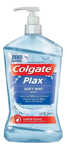 Enxaguante Bucal Colgate Plax Soft Mint 2l