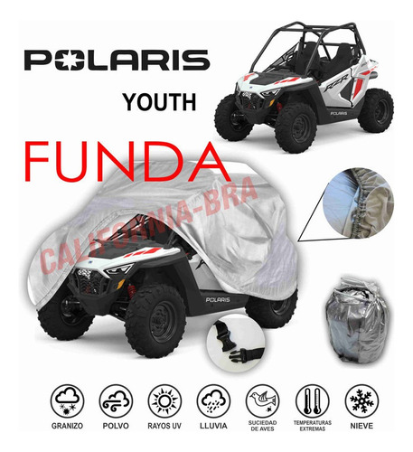 Cubierta Racer Eua Broche + Ojillos Polaris Youth