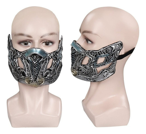 A Traje De Cosplay De Látex Mortal Kombat Subzero