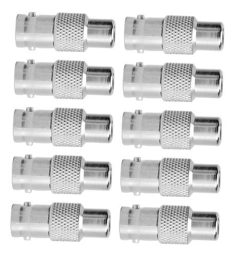 Adaptador Bnc 10 Unidades Para Conector Fêmea Para Fêmea Par