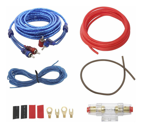 Kit De Instalacin Del Amplificador De Potencia Del Coche Cal