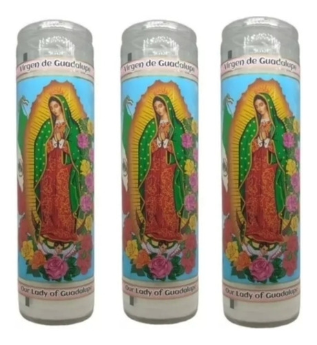 Vela Mística Virgen De Guadalupe Con Oración Milagrosa