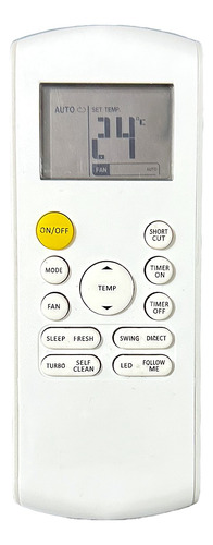 Control Para Carrier Ac Minisplit Rg57b/bgef + Funda Pila