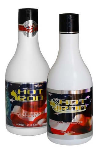 Imagem 1 de 7 de Progressiva Sem Formol Hot Iron 500ml 12x Sem Juros