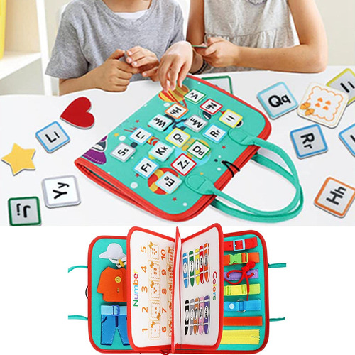 Nuevo Tablero Montessori Ocupado Aprendiendo Habilidades