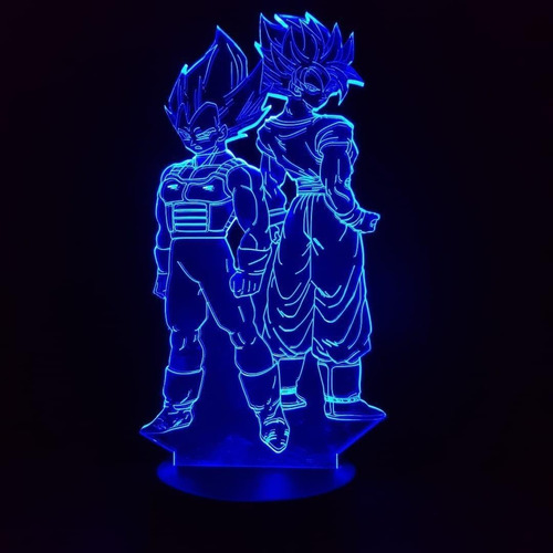 Lampara 3d Goku Y Vegeta