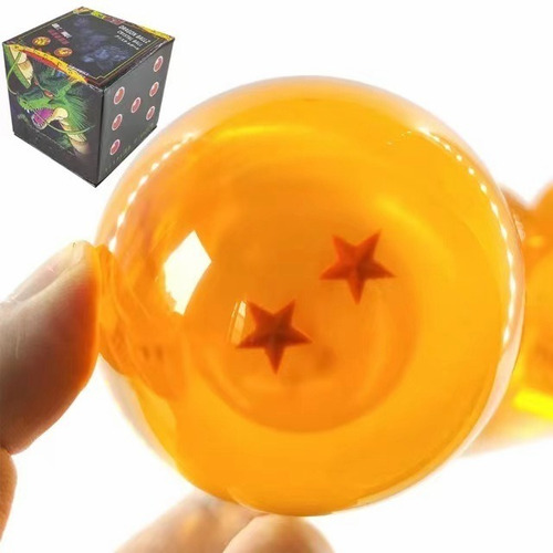 Esferas De Dragon Ball Z Tamaño Real 7.6cm + Estuche