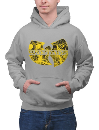 Poleron Unisex Wu Taang Musica Grupo Simbolo Estampado Algodon