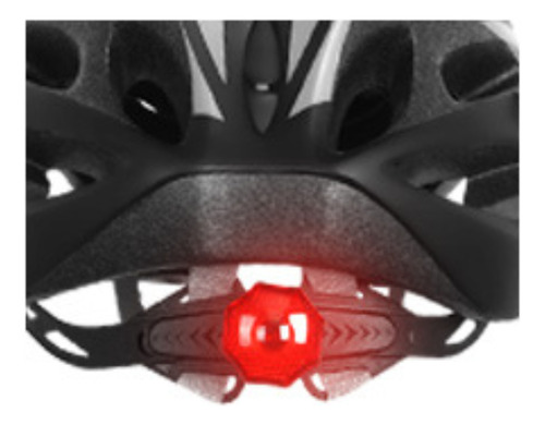 Casco Bikeboy Para Ciclismo Regulable Con Luz Trasera