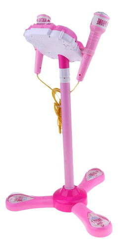 Karaoke Micrófono Ajustable Soporte Con Función De Música