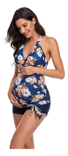 Conjunto De Tankinis Para Mujer Embarazada Bikini De Materni