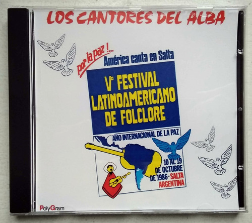 Los Cantores Del Alba - Por La Paz - Cd Bajado De Lp / Kkt 