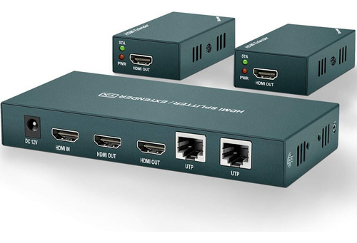 Hdmi Extender Splitter 1x2, Hd1080p@60hz Y 3d Visual, Extend