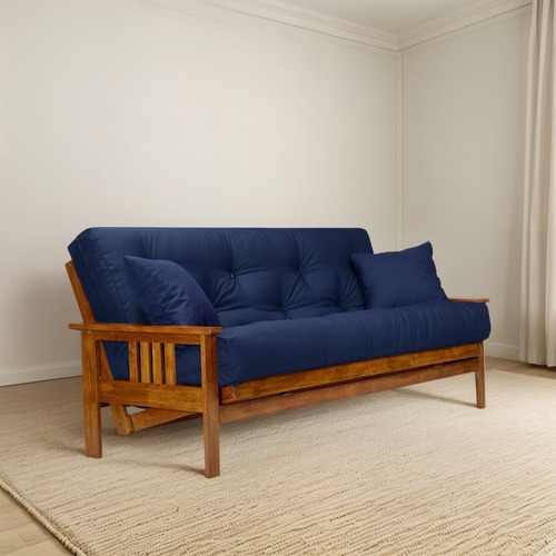 Juego De Futon Tamaño Completo Madera Noble Nirvana Futons