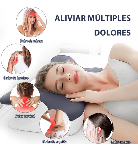 Almohada Ortopedica Memory Foam Gel Cervical Viscoelástica