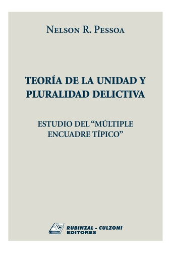 Teoría De La Unidad Y Pluralidad Delictiva