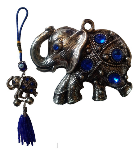 Colgante Amuleto Elefante Ojo Turco Nazar Protección Envidia