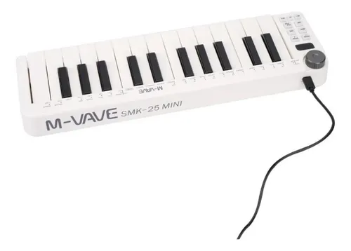 Mini Teclado M-vave Mini Controlador Midi 25 Teclas Smk25