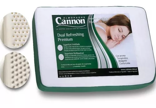 Pack X 2 Almohadas Cannon Doral 70x50 Cm Fibra Siliconada