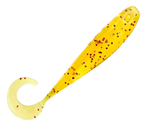 Señuelo Gomas Am Fishing 4 Pulgadas 8 Pack Para Pesca Color Bleeding Shart