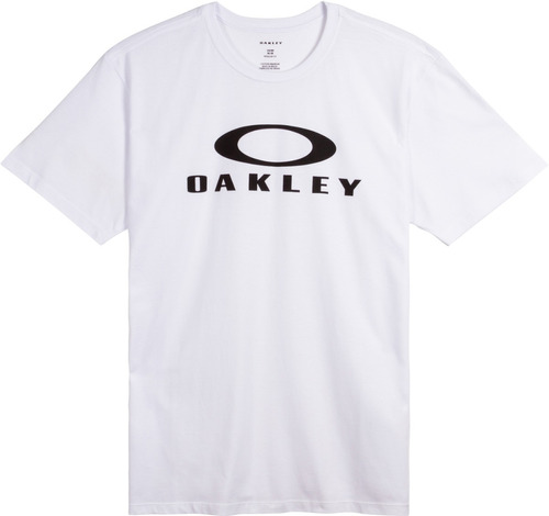 Camisa Masculina Oakley O-bark Tee Branca Original