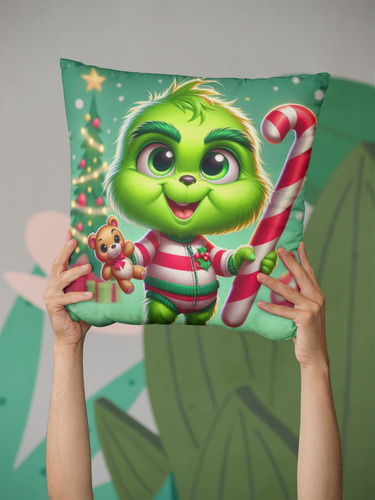 Almofada 30cm Grinch Natal Presente De Natal Inimigo Secreto