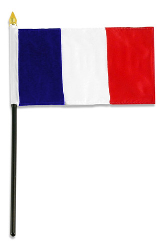 Bandera De Francia, 4.0 X 6.0 In.