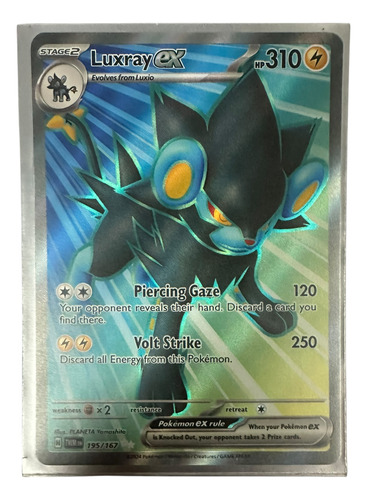 Luxray Ex 195/167 Full Art Pokemon Tcg