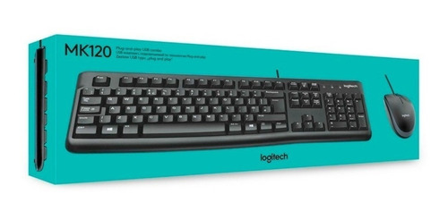 Kit De Teclado Y Mouse Logitech Mk120