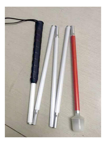 Bastón For Caminar Ciego Plegable Con Punta De Con Luz